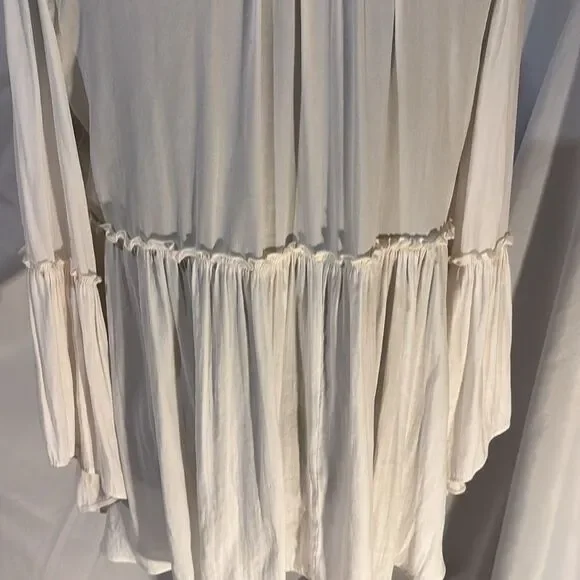Free People A Few Of Mh Favorite Things Ruffle Top Size S - Picture 4 of 9